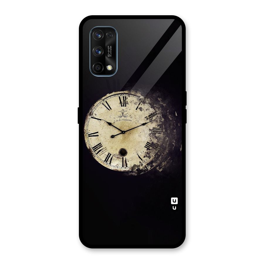 Fading Clock Glass Back Case for Realme 7 Pro