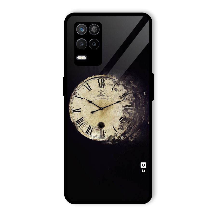 Fading Clock Glass Back Case for Realme 8 5G