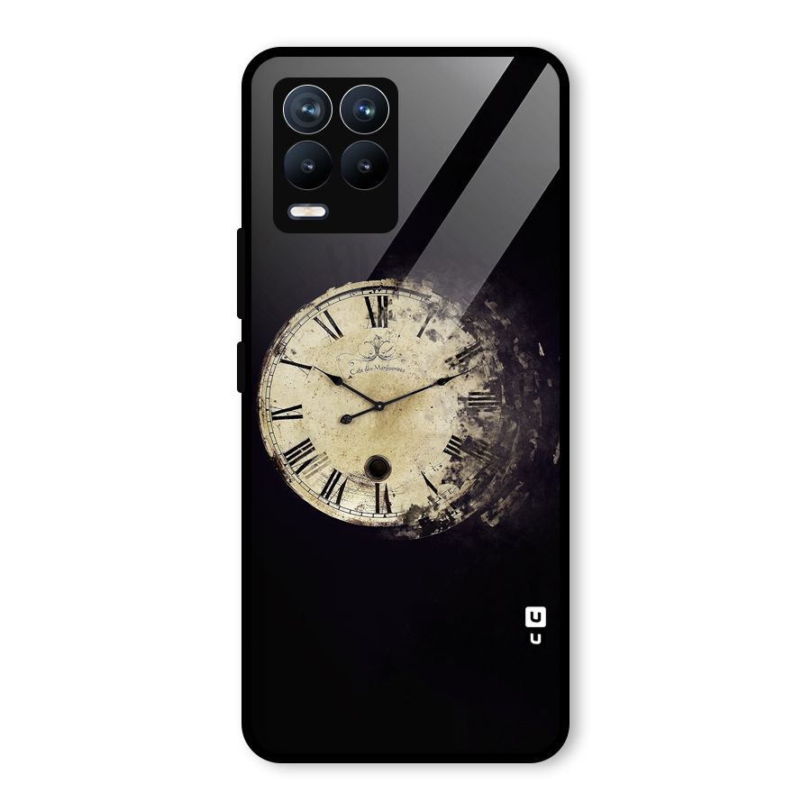 Fading Clock Glass Back Case for Realme 8 Pro