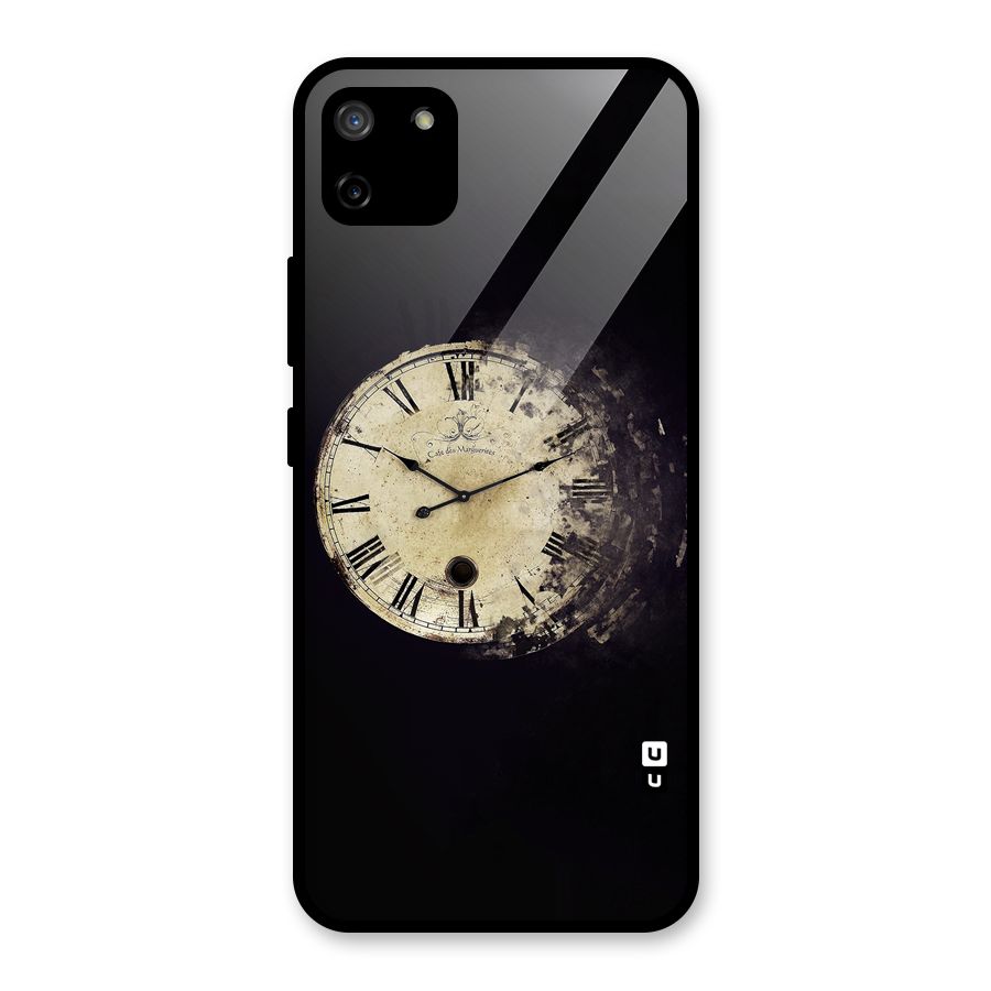 Fading Clock Glass Back Case for Realme C11
