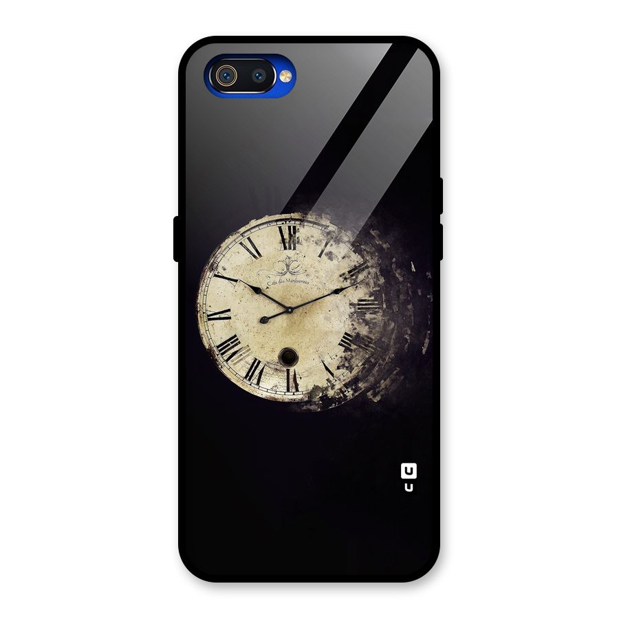 Fading Clock Glass Back Case for Realme C2