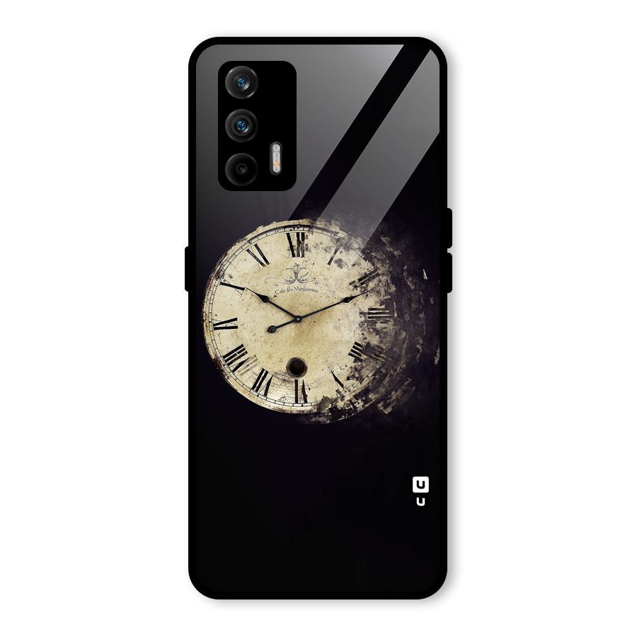 Fading Clock Glass Back Case for Realme GT 5G