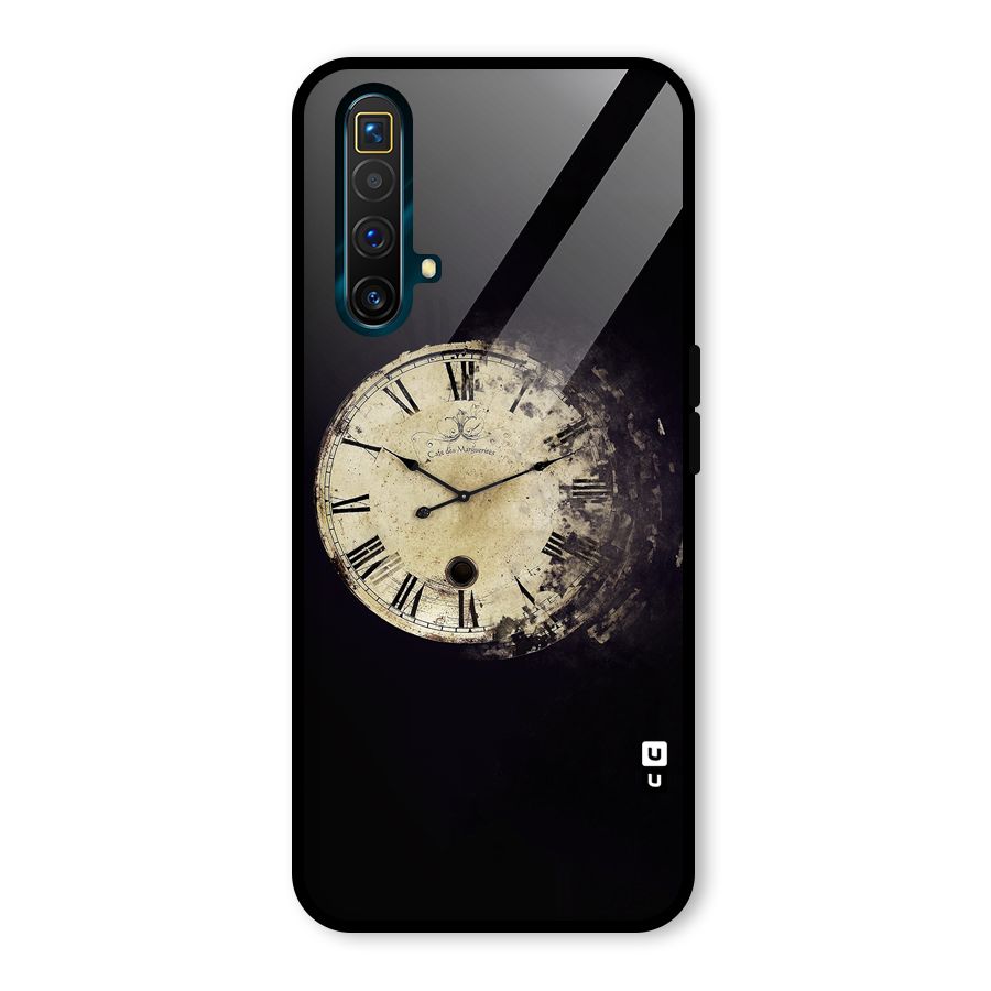 Fading Clock Glass Back Case for Realme X3 SuperZoom