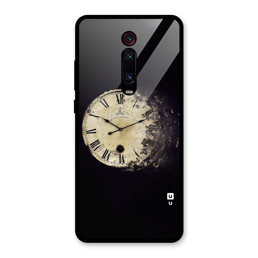 Fading Clock Glass Back Case for Redmi K20