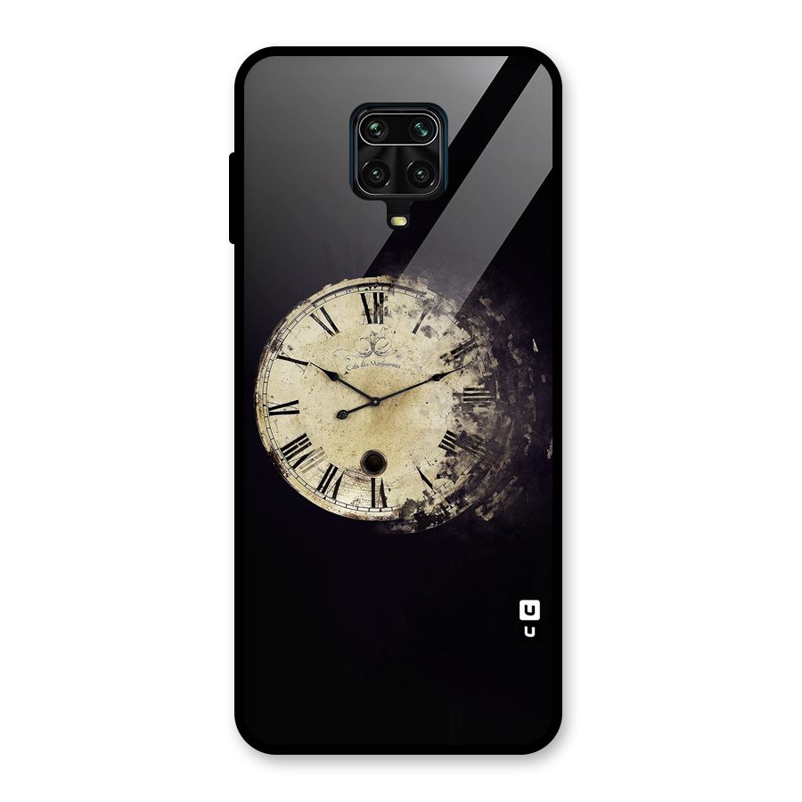 Fading Clock Glass Back Case for Redmi Note 10 Lite