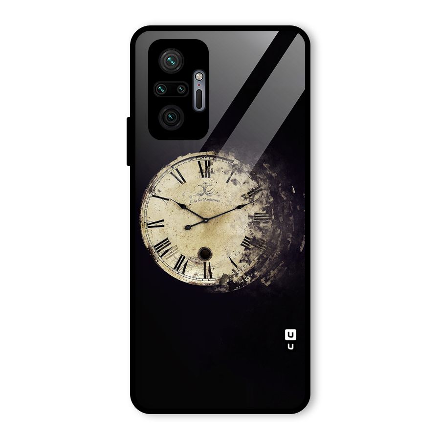 Fading Clock Glass Back Case for Redmi Note 10 Pro Max