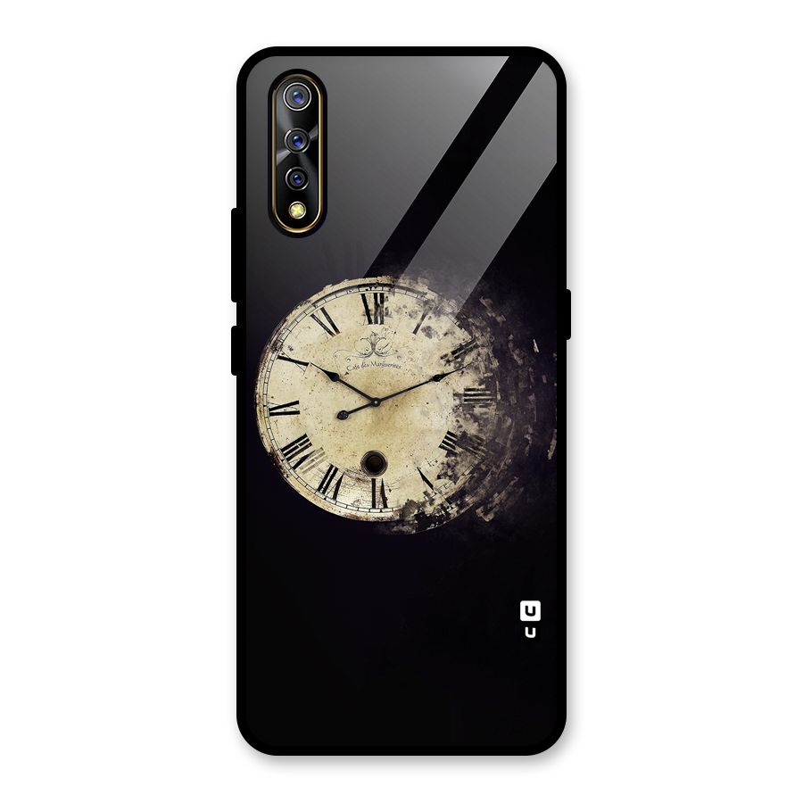 Fading Clock Glass Back Case for Vivo S1