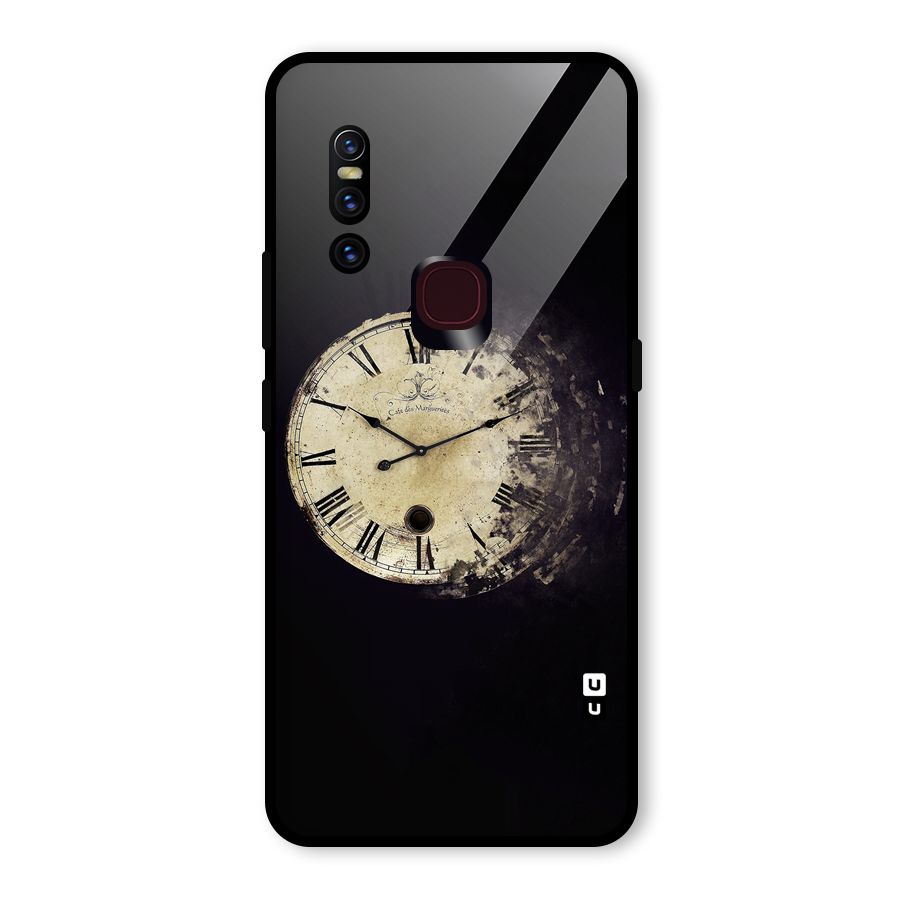 Fading Clock Glass Back Case for Vivo V15