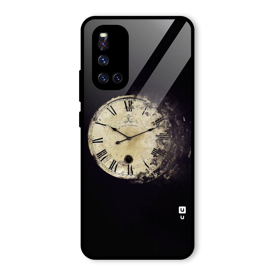 Fading Clock Glass Back Case for Vivo V19