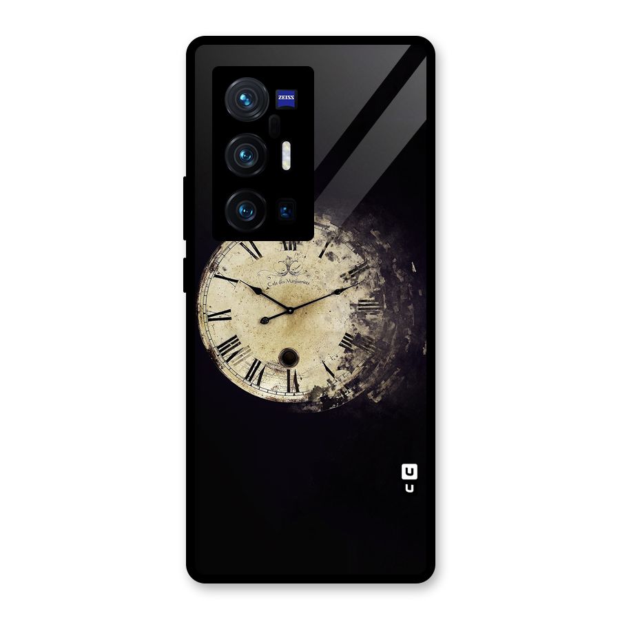 Fading Clock Glass Back Case for Vivo X70 Pro Plus