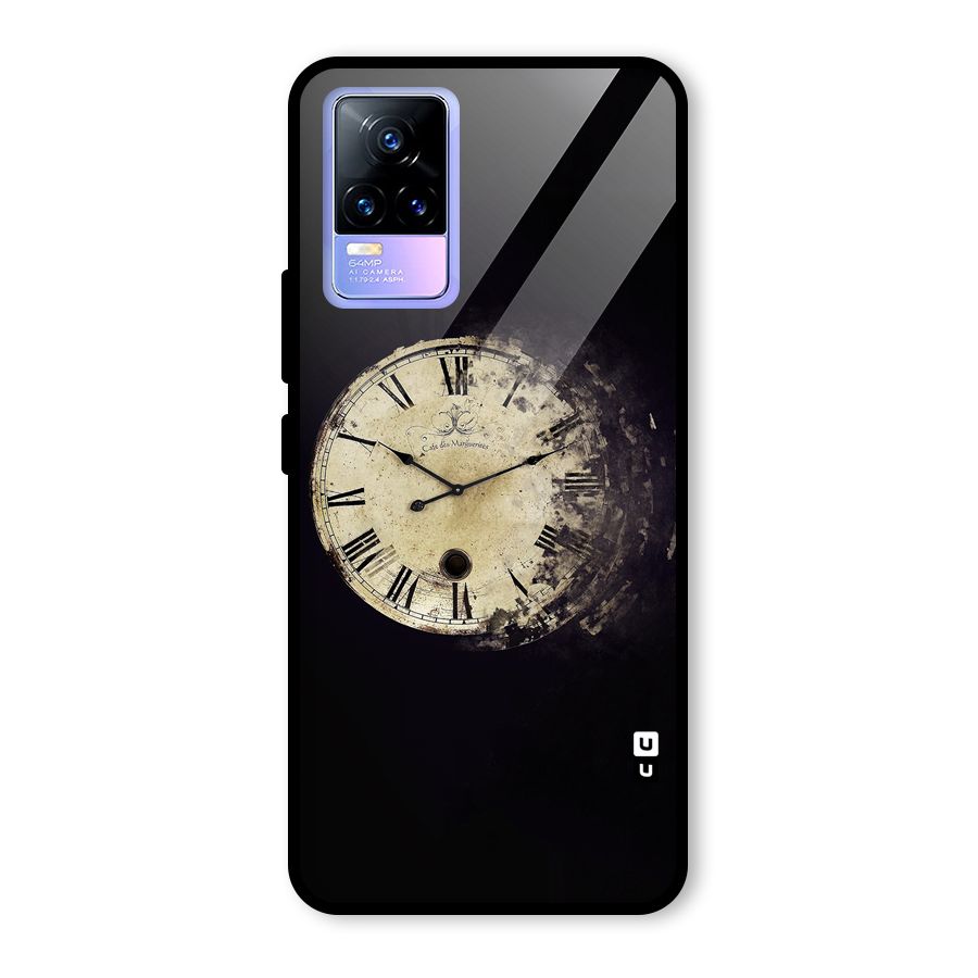 Fading Clock Glass Back Case for Vivo Y73