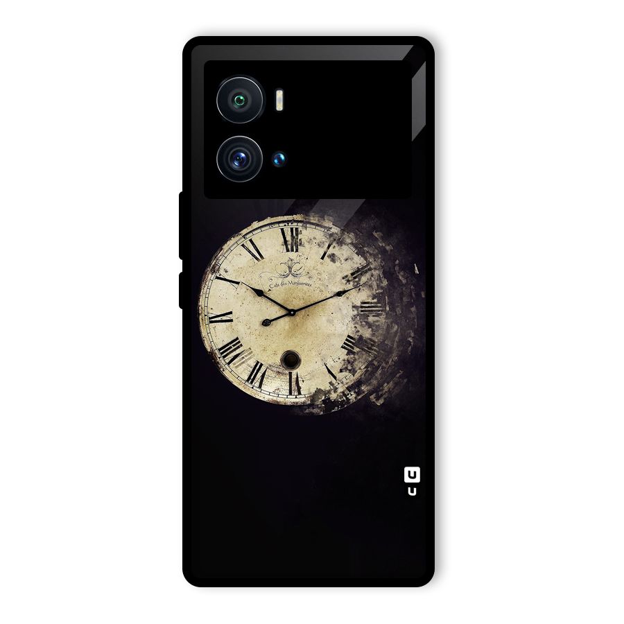 Fading Clock Glass Back Case for Vivo iQOO 9 Pro