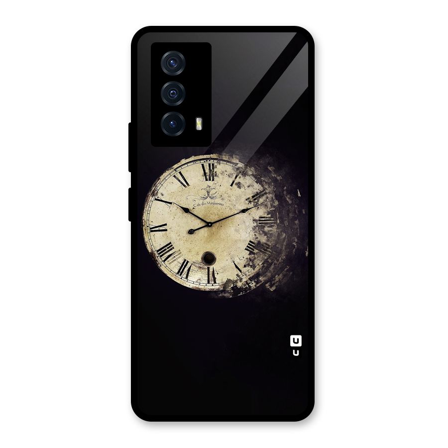 Fading Clock Glass Back Case for Vivo iQOO Z5