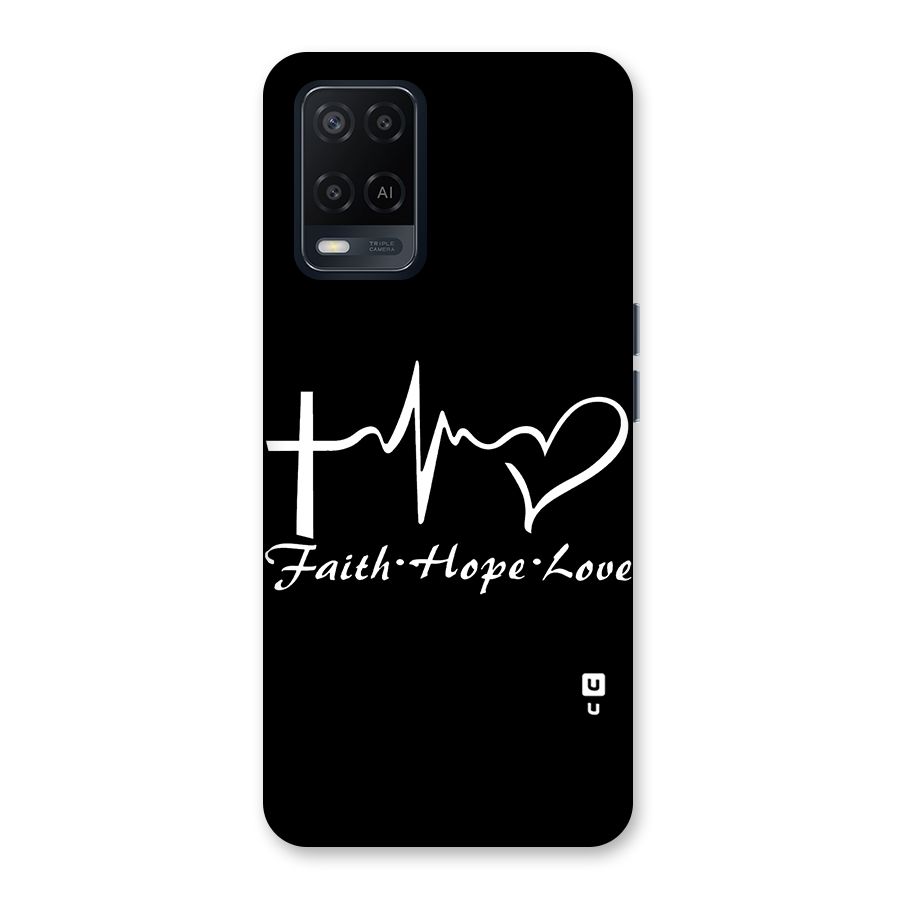 Faith Hope Love Heart Sign Back Case for Oppo A54
