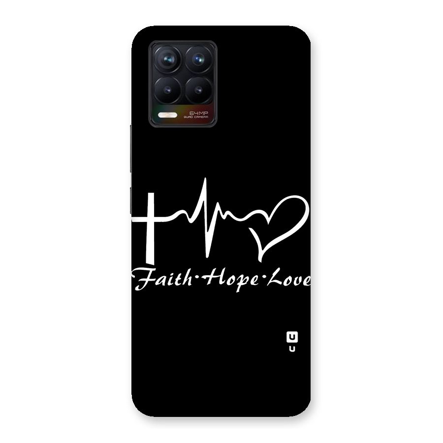 Faith Hope Love Heart Sign Back Case for Realme 8