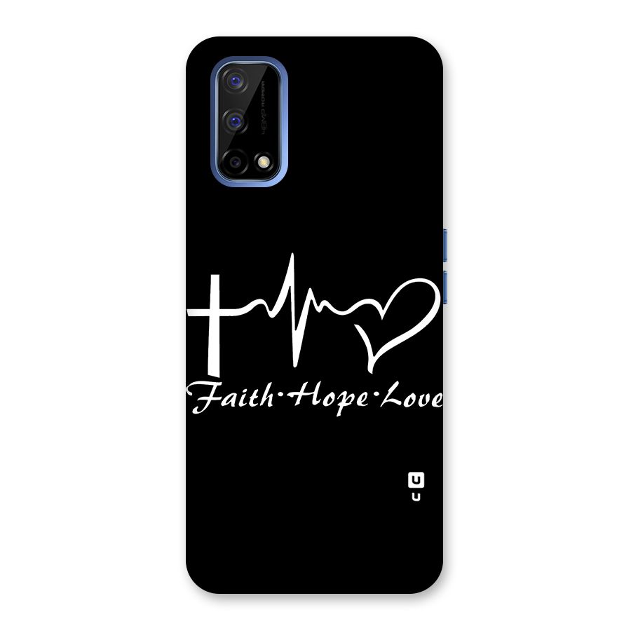 Faith Hope Love Heart Sign Back Case for Realme Narzo 30 Pro