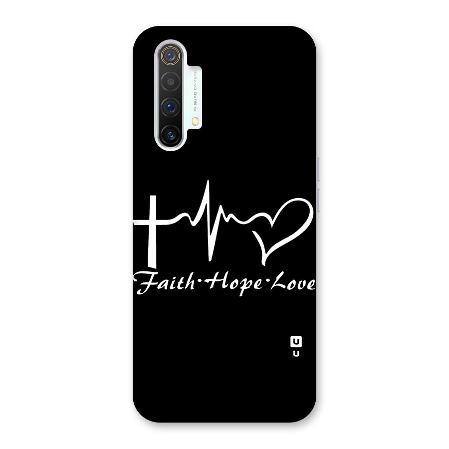 Faith Hope Love Heart Sign Back Case for Realme X3 SuperZoom