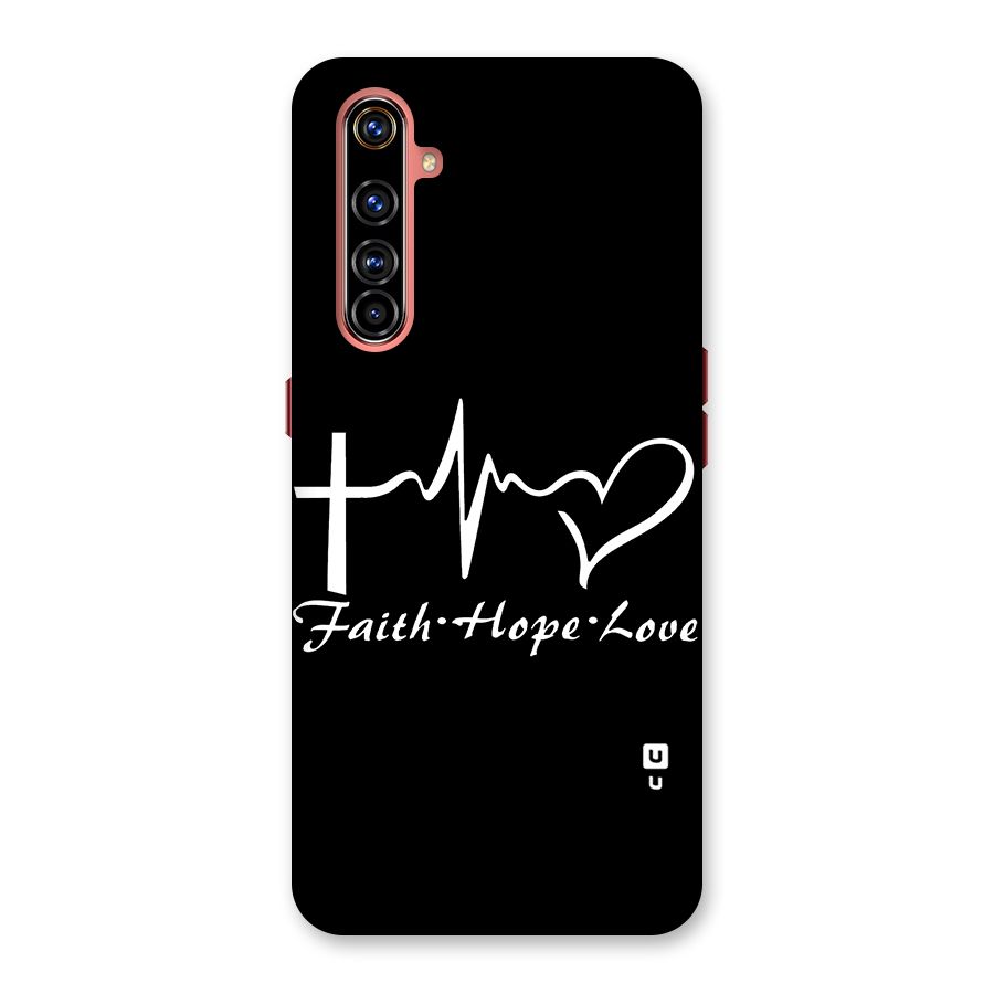 Faith Hope Love Heart Sign Back Case for Realme X50 Pro