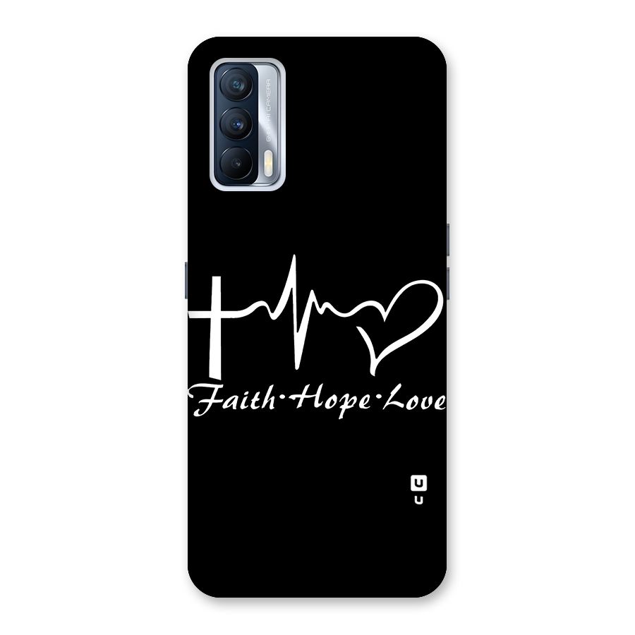 Faith Hope Love Heart Sign Back Case for Realme X7
