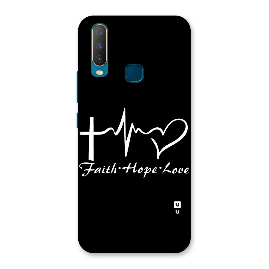 Faith Hope Love Heart Sign Back Case for Vivo U10