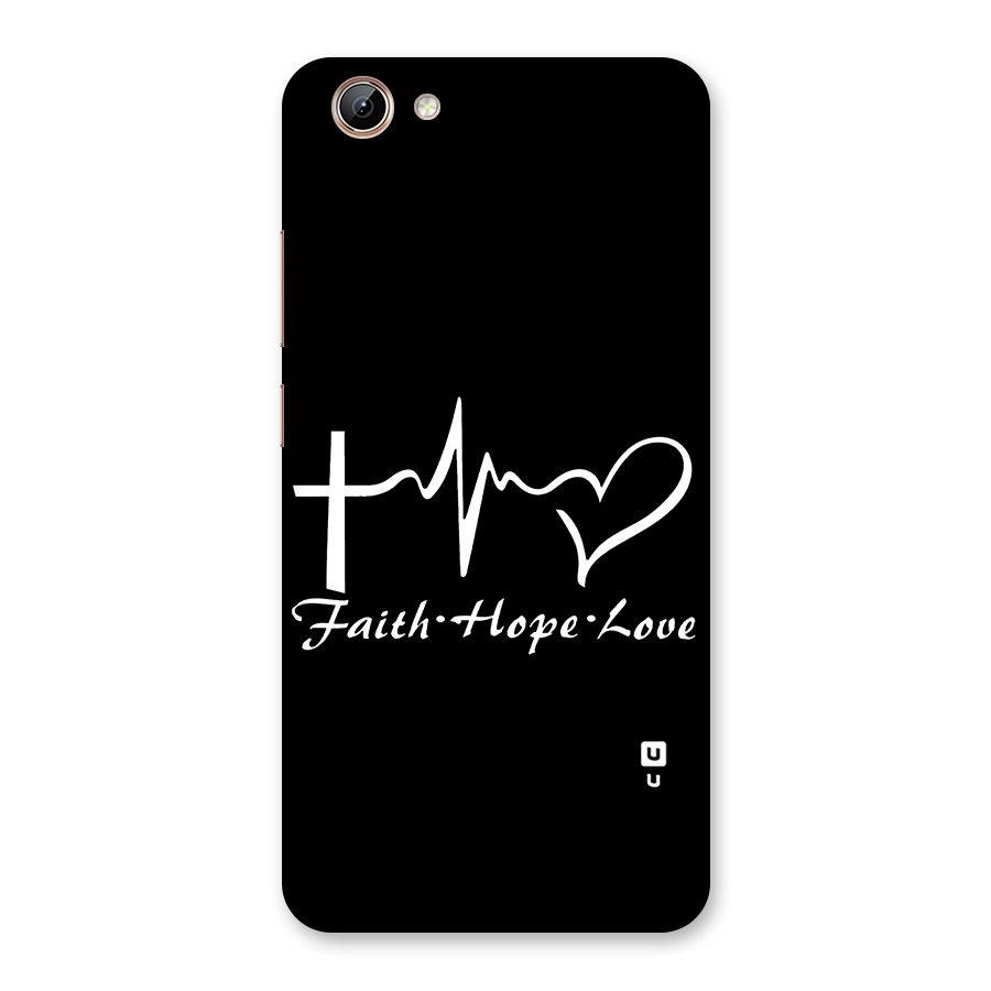 Faith Hope Love Heart Sign Back Case for Vivo Y71i