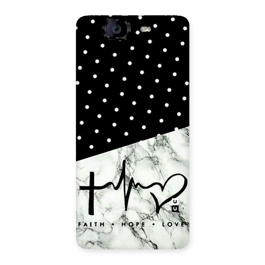 Faith Love Back Case for Canvas Knight A350