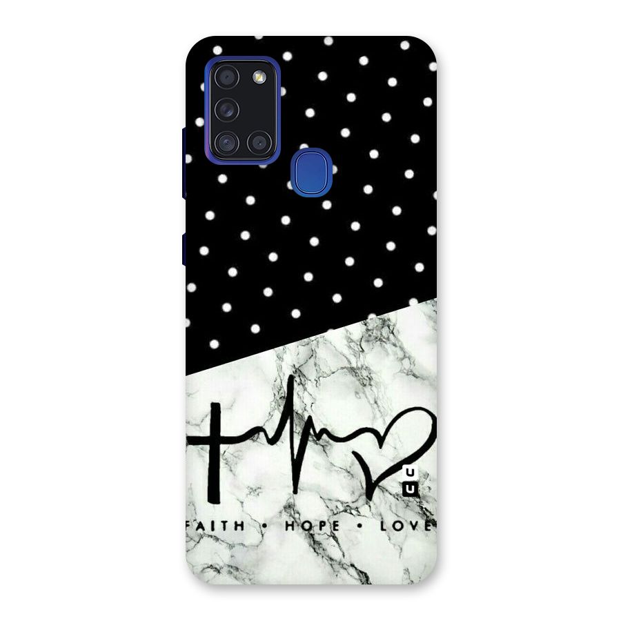 Faith Love Back Case for Galaxy A21s