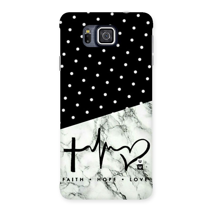 Faith Love Back Case for Galaxy Alpha