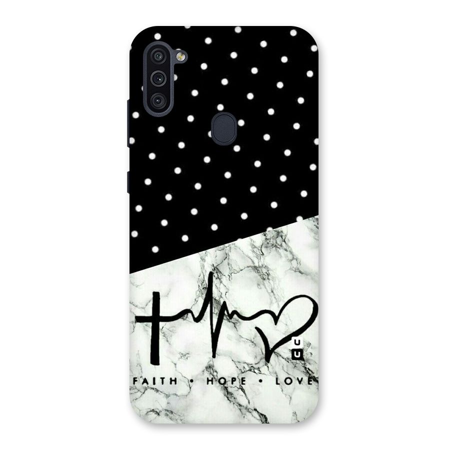 Faith Love Back Case for Galaxy M11