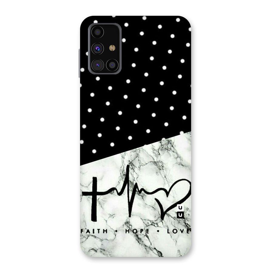 Faith Love Back Case for Galaxy M31s