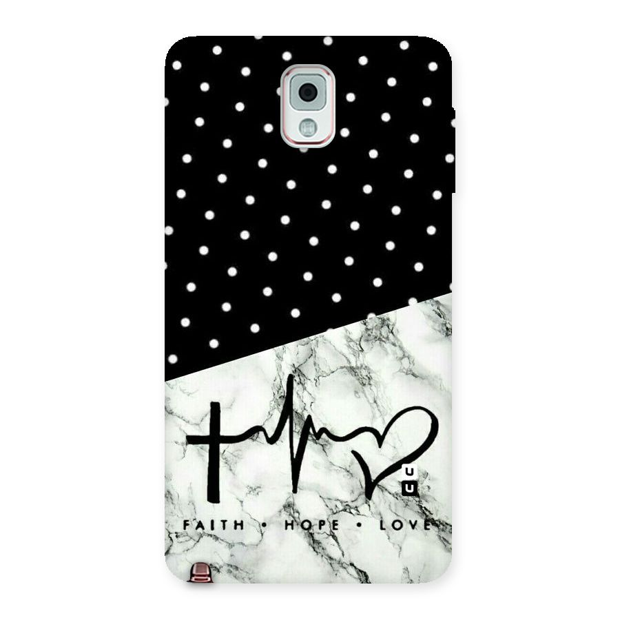 Faith Love Back Case for Galaxy Note 3