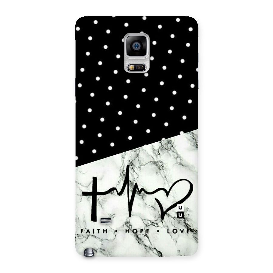 Faith Love Back Case for Galaxy Note 4