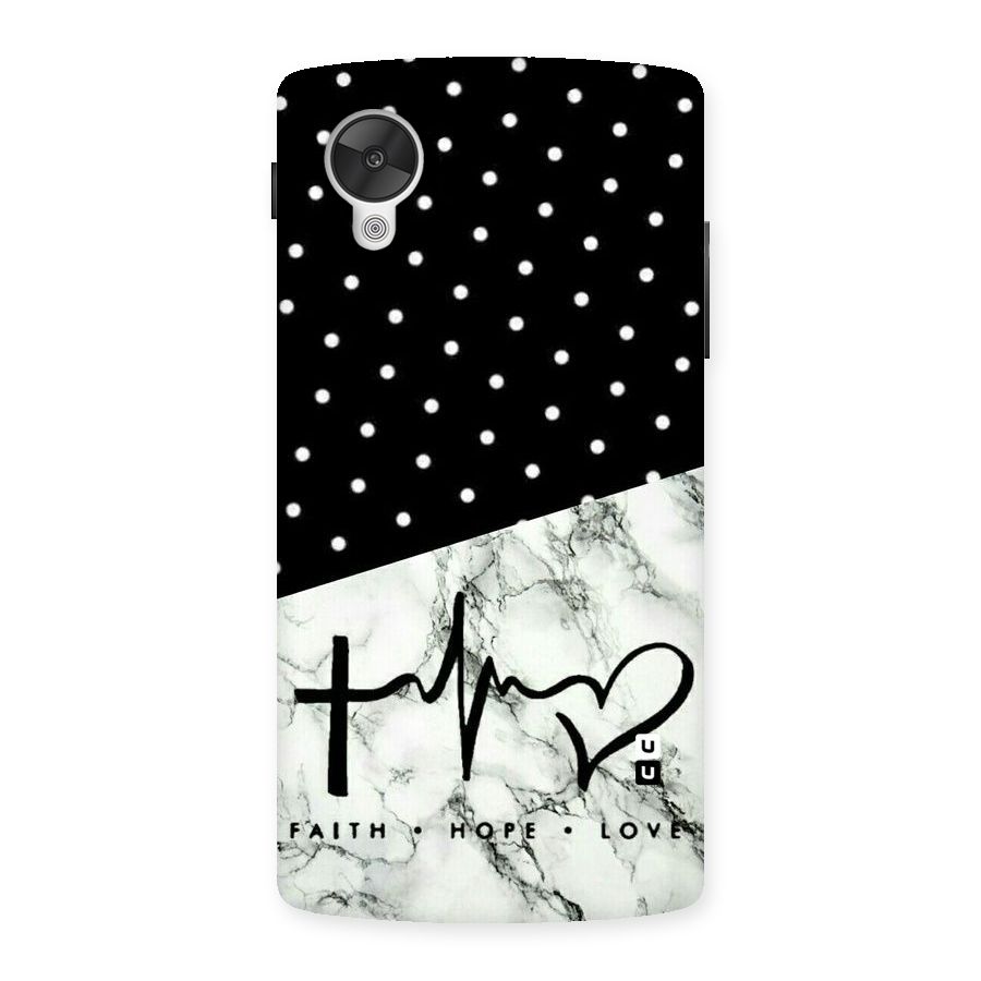 Faith Love Back Case for Google Nexsus 5