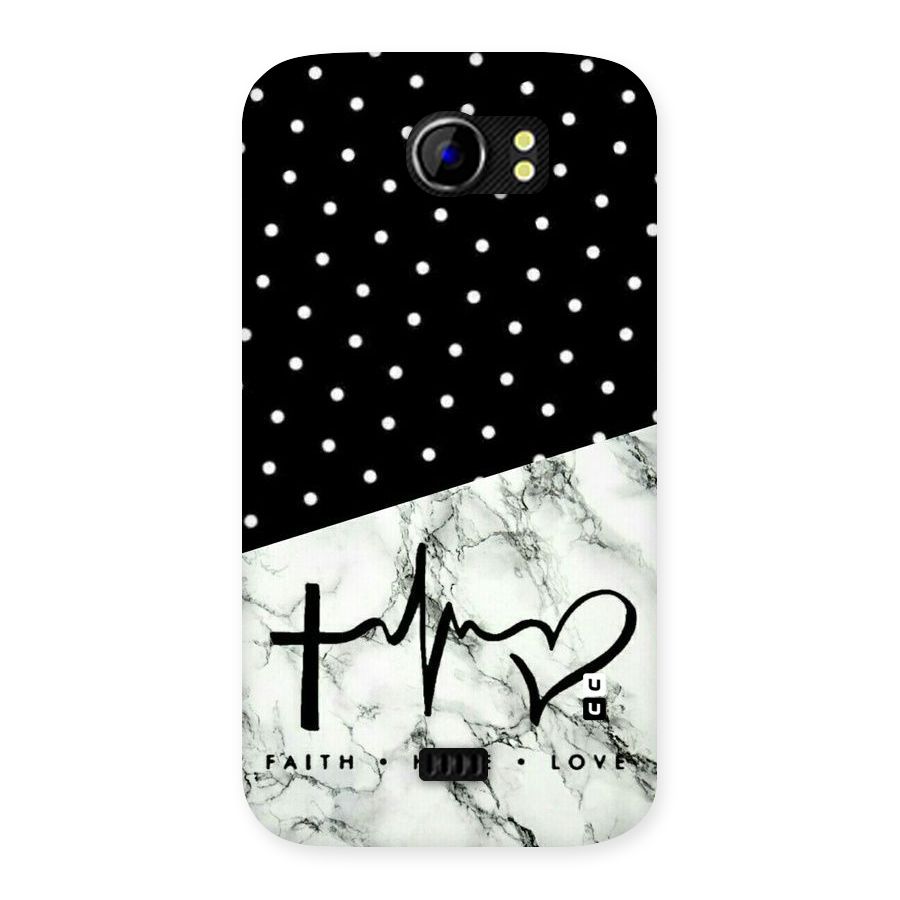 Faith Love Back Case for Micromax Canvas 2 A110