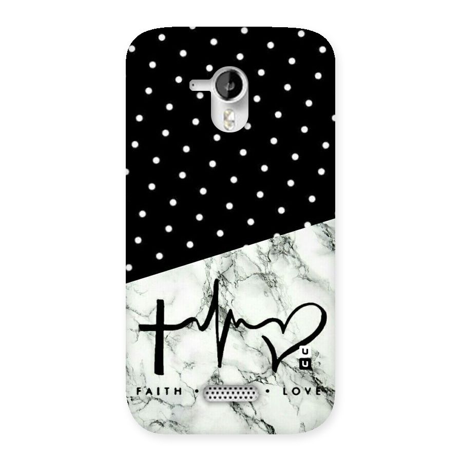Faith Love Back Case for Micromax Canvas HD A116
