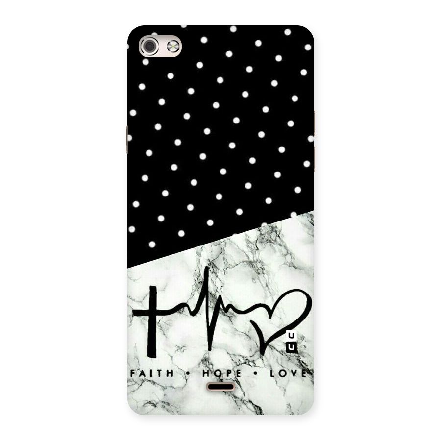 Faith Love Back Case for Micromax Canvas Silver 5