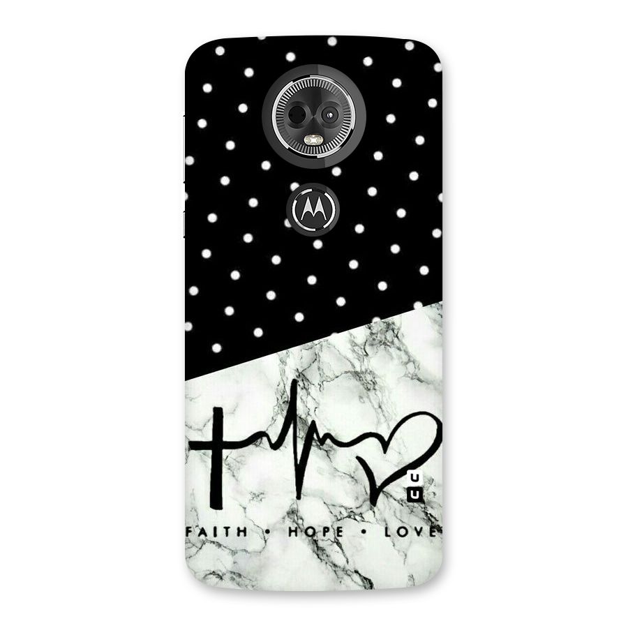 Faith Love Back Case for Moto E5 Plus