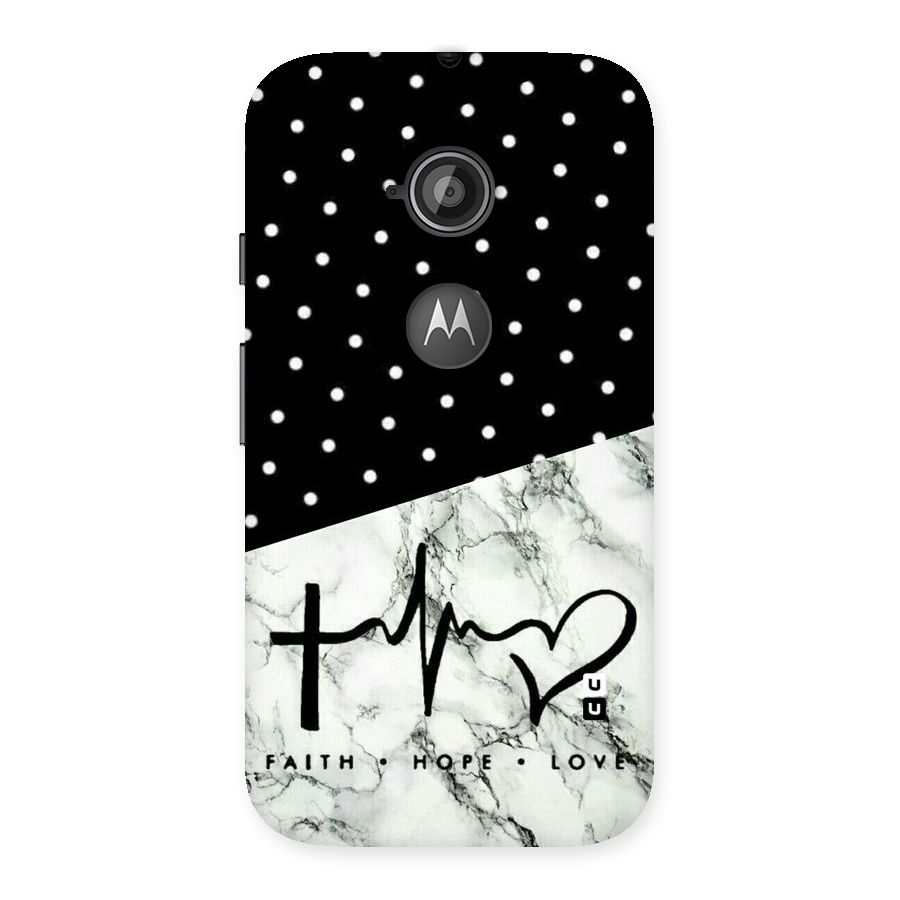 Faith Love Back Case for Moto E 2nd Gen