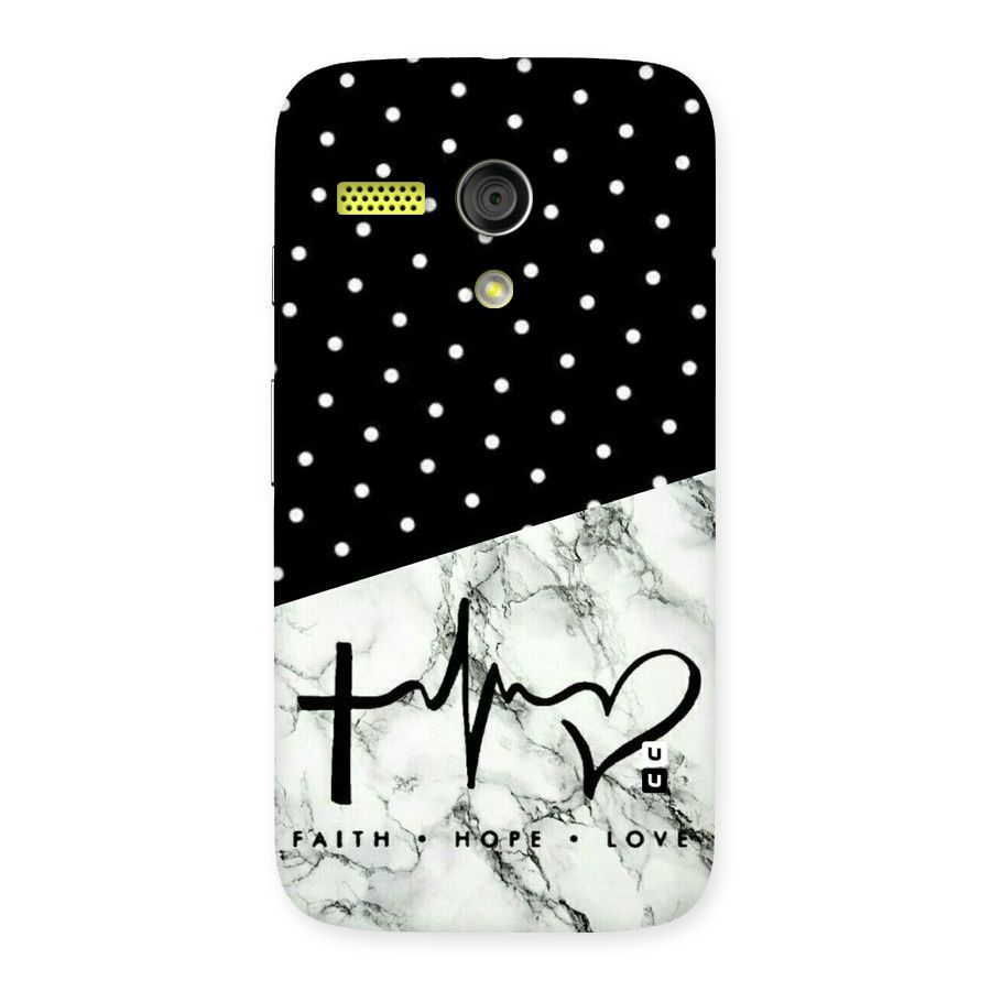 Faith Love Back Case for Moto G
