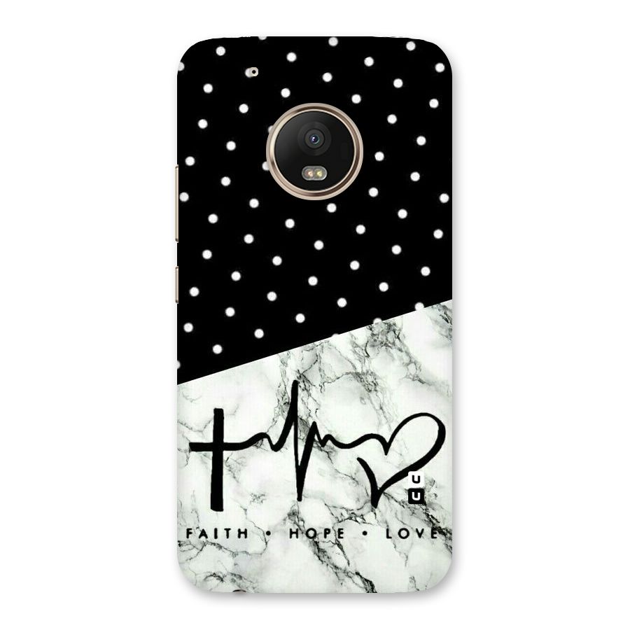 Faith Love Back Case for Moto G5 Plus
