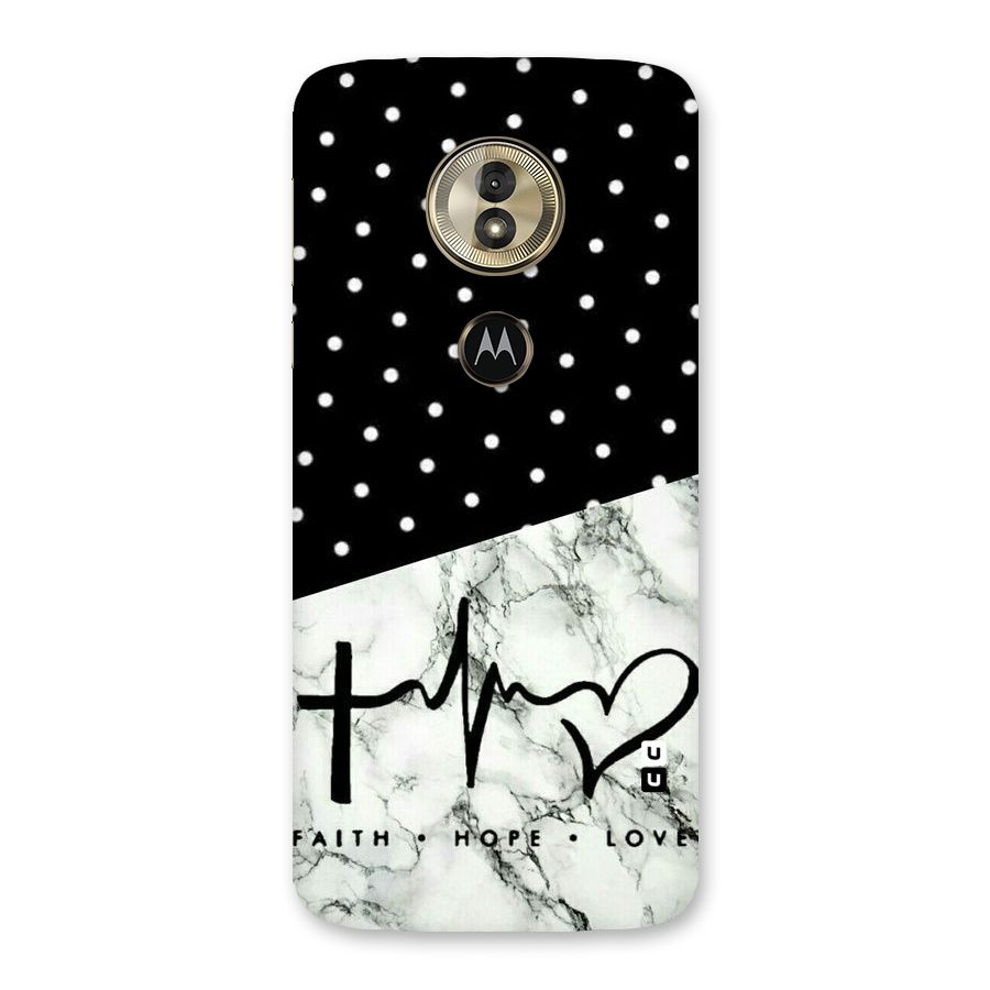 Faith Love Back Case for Moto G6 Play