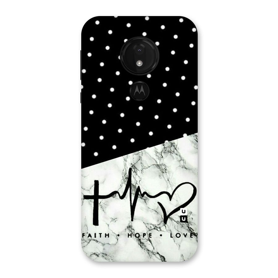 Faith Love Back Case for Moto G7 Power