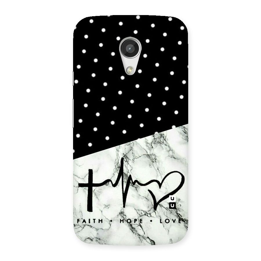 Faith Love Back Case for Moto G 2nd Gen