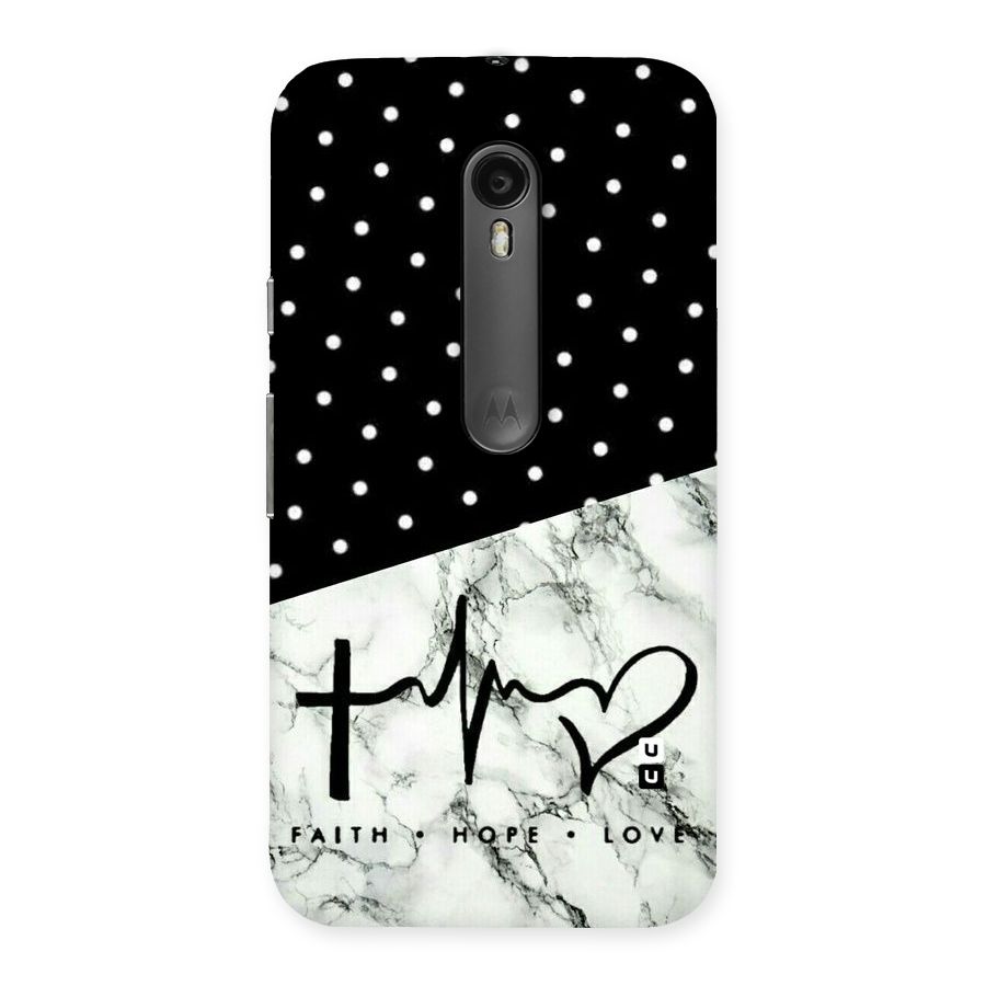 Faith Love Back Case for Moto G Turbo