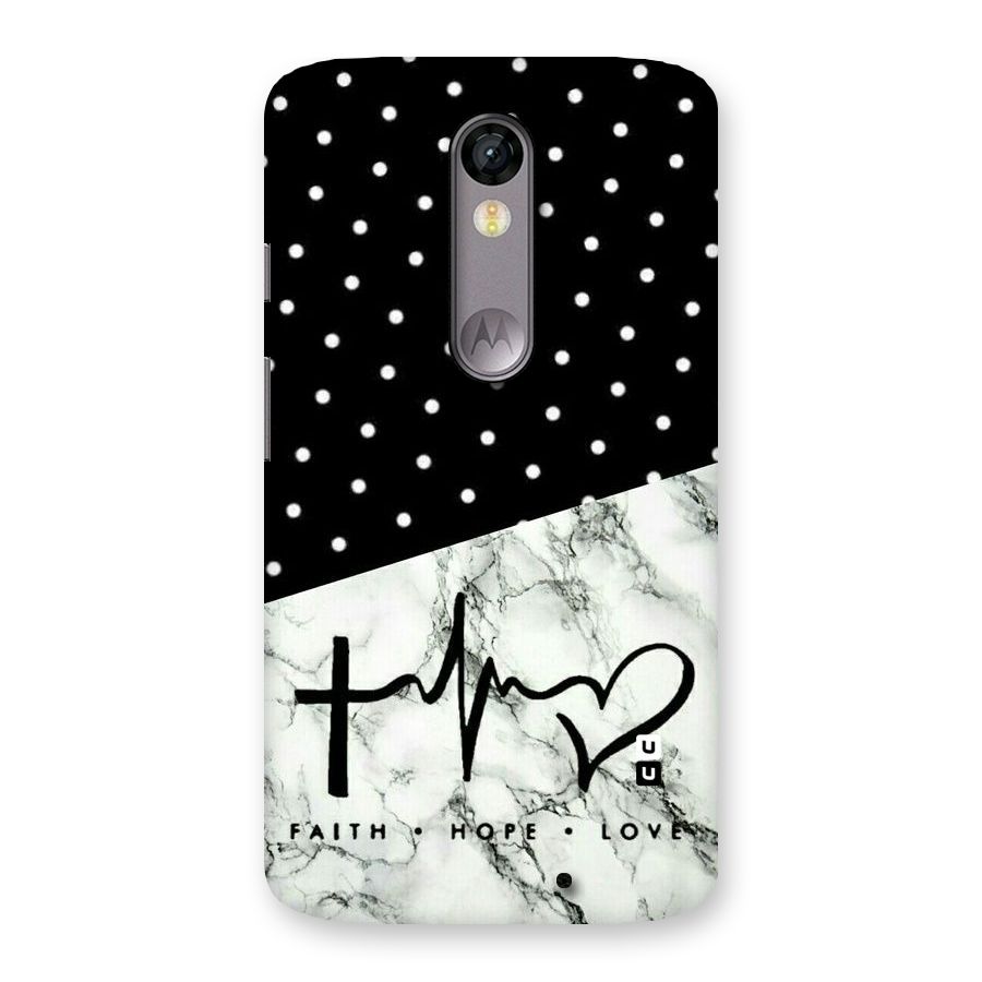 Faith Love Back Case for Moto X Force