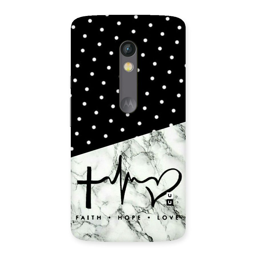 Faith Love Back Case for Moto X Play