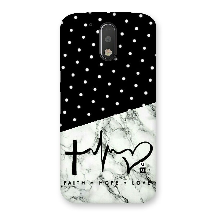 Faith Love Back Case for Motorola Moto G4