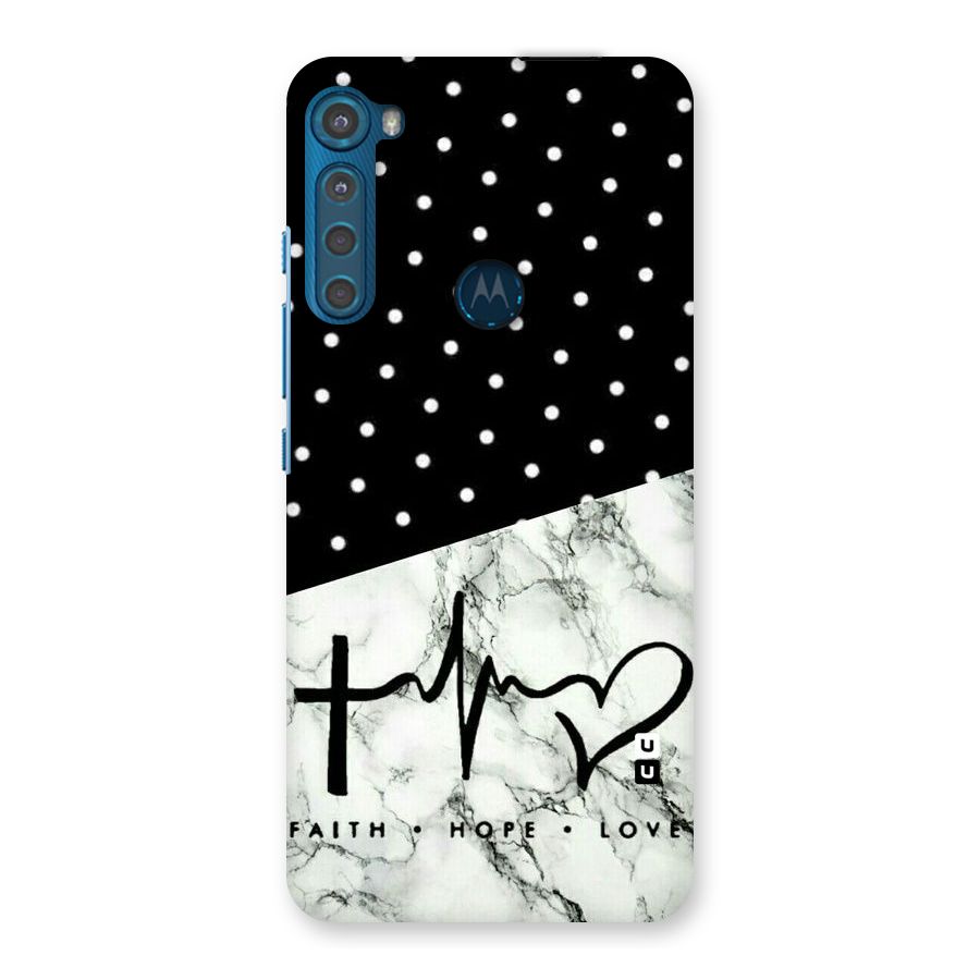 Faith Love Back Case for Motorola One Fusion Plus