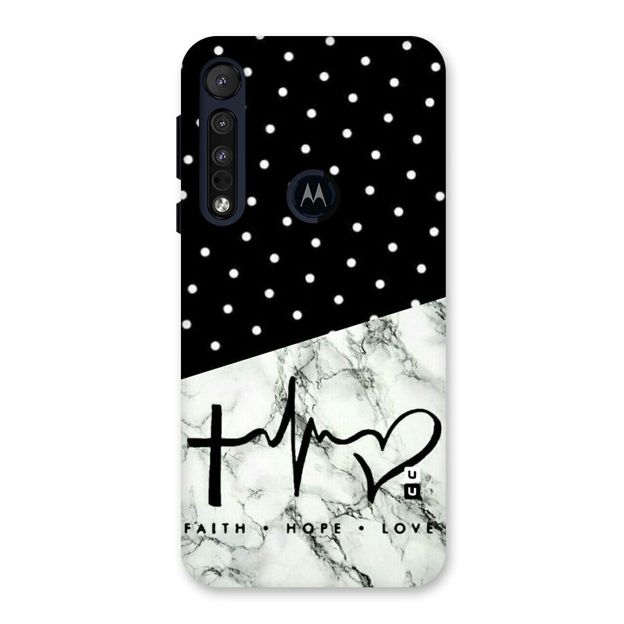 Faith Love Back Case for Motorola One Macro