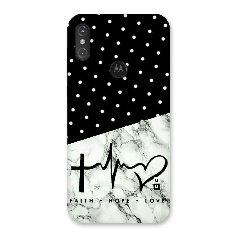 Faith Love Back Case for Motorola One Power